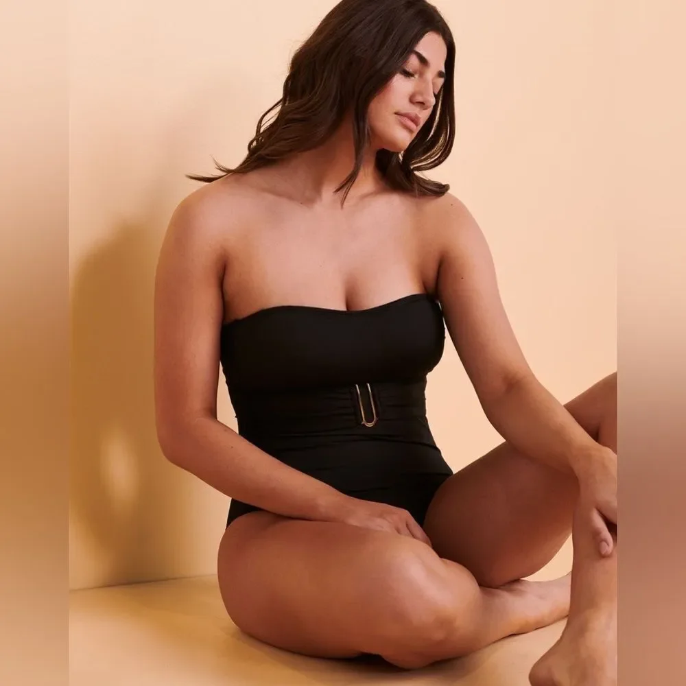 La Blanca ISLAND GODDESS Bandeau One-piece Swimsuit